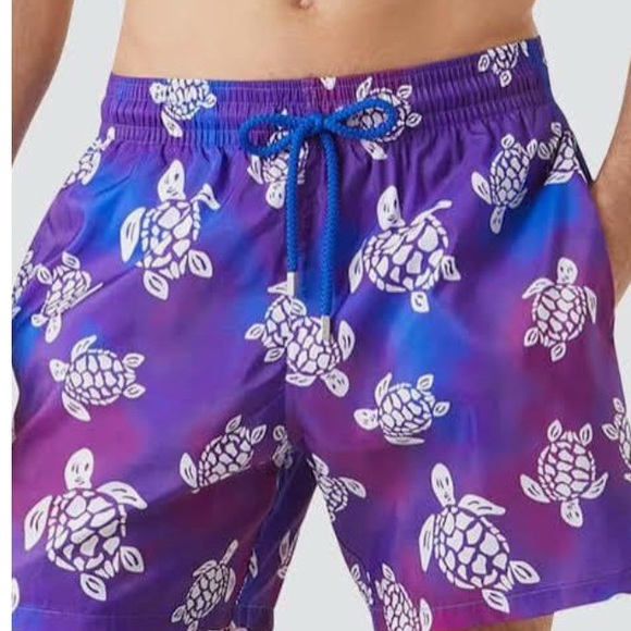 Vilebrequin Collector Edition Purple and White Shorts - Picture 1 of 4